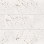 Kaya Calacatta Lucca 24x48 Polished Porcelain Marble Look Floor Tile