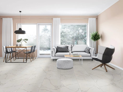 Kaya Calacatta Venato 12x24 Matte Porcelain Marble Look Floor Tile