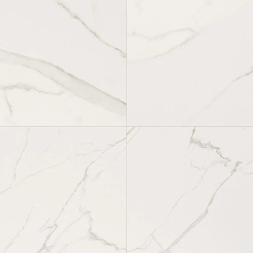 Kaya Calacatta Venato 24x24 Matte Porcelain Marble Look Floor Tile