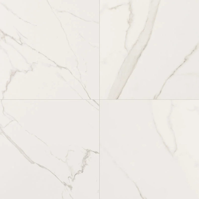 Kaya Calacatta Venato 24x24 Polished Porcelain Marble Look Floor Tile