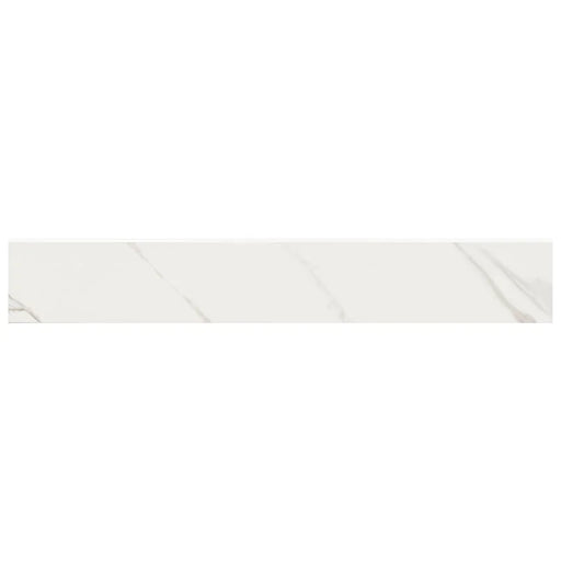 Kaya Calacatta Venato 3x24 Bullnose Polished Porcelain Marble Look Tile Trim