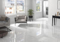 Kaya Carrara Bianco 12x24 Polished Porcelain Marble Look Floor Tile