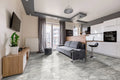 Kaya Onda Gray 3x3 Matte Porcelain Mosaic Tile