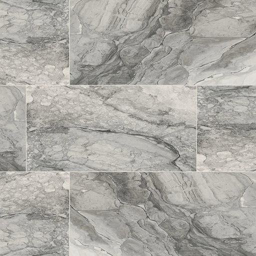 Kaya Onda Gray 24x48 Polished Porcelain Tile