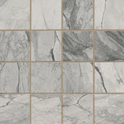 Kaya Onda Gray 3x3 Matte Porcelain Mosaic Tile