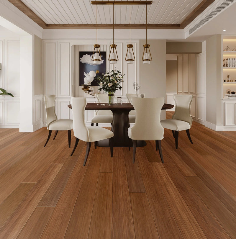 Kempas Kempas Natural 3-1/4xRL (11-34) Smooth UV Lacquer Kempas Wood Flooring