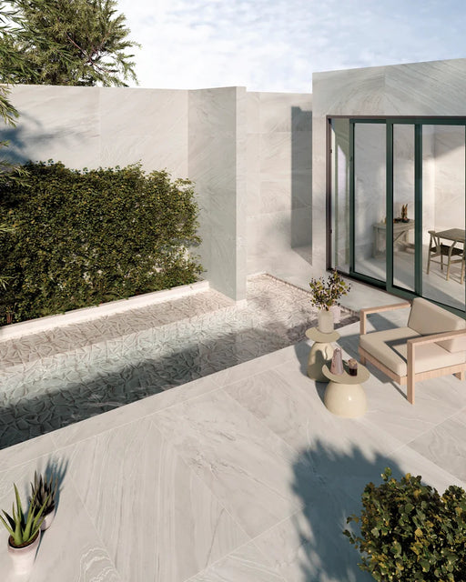 Maritima Sand 6x6 Porcelain Waterline Tile