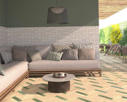 Kit-Kat Grey 4.5x9.1in. Matte Ceramic Mosaic