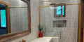 Kit-Kat Ivory 4.5x9.1in. Glossy Ceramic Mosaic