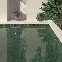 Kit-Kat Grass 4.5x9.1in. Glossy Porcelain Mosaic