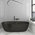 Kit-Kat Snow 4.5x9.1in. Glossy Ceramic Mosaic