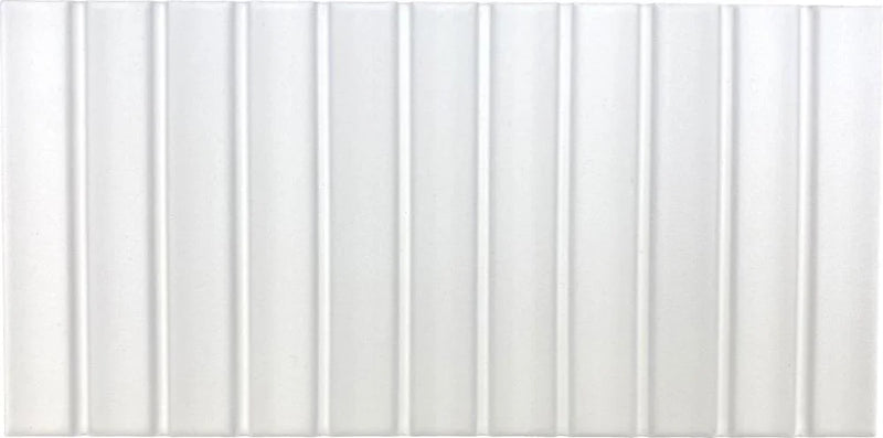 Kit-Kat White 4.5x9.1in. Matte Ceramic Mosaic