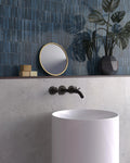 Kit-Kat Ocean 4.5x9.1in. Glossy Ceramic Mosaic