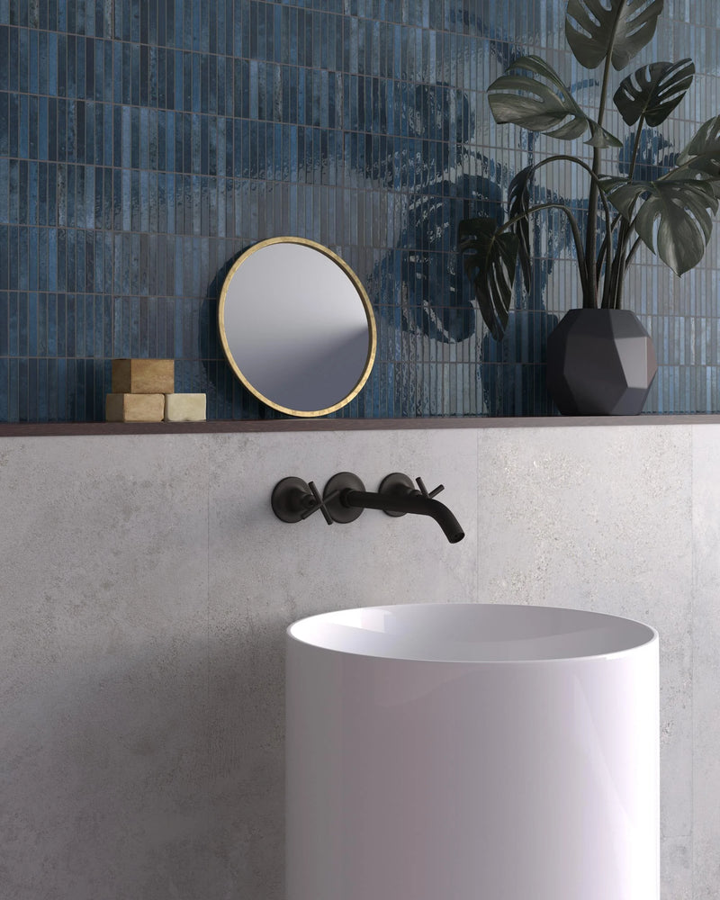 Kit-Kat Ocean 4.5x9.1in. Glossy Ceramic Mosaic