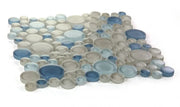 Lady Cielo 10.75x10.75 Glass Mosaic