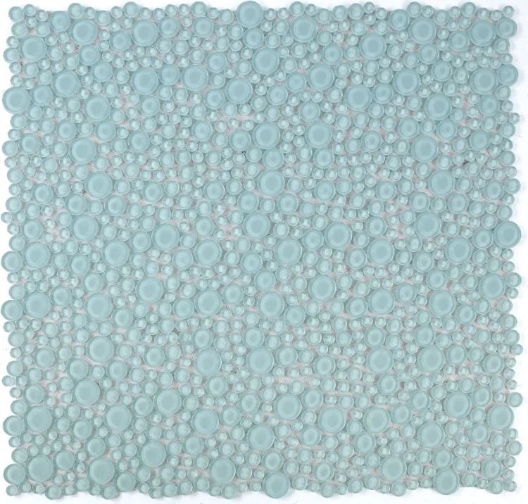 Lady Mint 10.75x10.75 Glass Mosaic