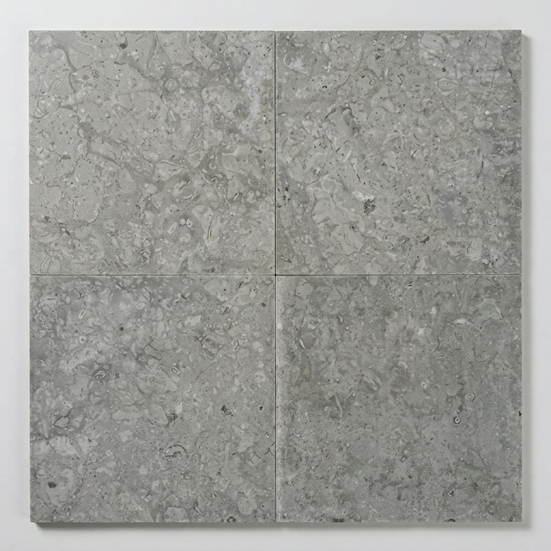 Lagos Blue Azul 24x24 Honed Limestone Tile close-up