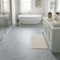Lagos Blue Azul 24x24 Honed Limestone Tile — Primary Bath floor