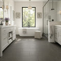 Lagos Blue Limestone Tile 12x24 Honed 3/8 inch — Primary Bath floor
