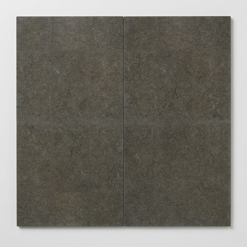 Lagos Blue Limestone Tile 12x24 Leathered 3/8 inch close-up