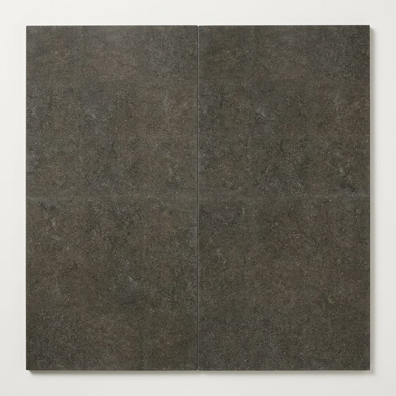Lagos Blue Limestone Tile 18x36 Honed 3/8 inch close-up