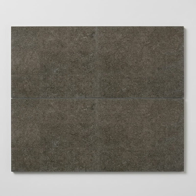 Lagos Blue Limestone Tile 6x18 Honed 3/8 inch 8x24 close-up