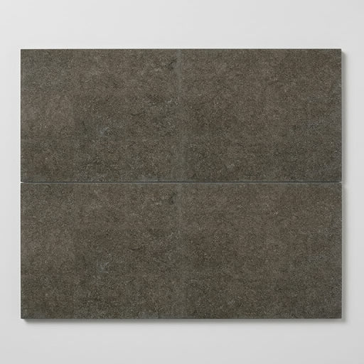 Lagos Blue Limestone Tile 6x18 Honed 3/8 inch 8x24 close-up
