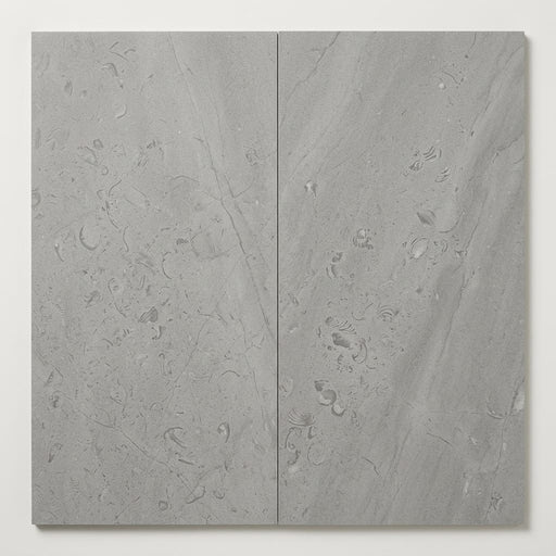 Lagos Blue Nova 18x36 Brushed Limestone Tile close-up
