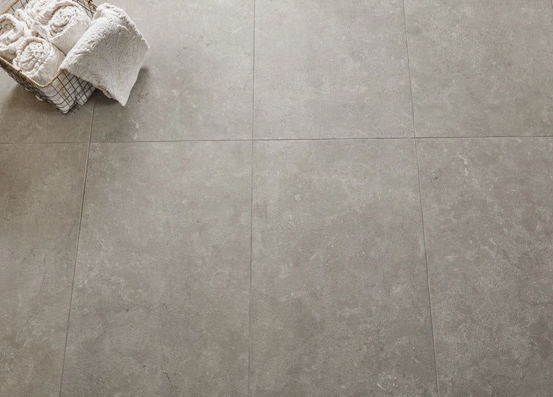 Lagos Concrete 3x12 Surface Bullnose Porcelain Trim