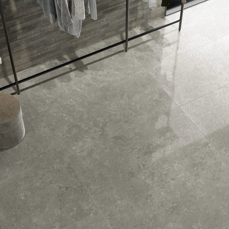Lagos Light Grey 24x48 Matte Porcelain Tile