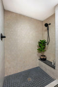 Lagos Mud 4 Inch Hexagon Porcelain Mosaic