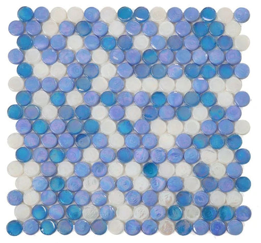 Laguna Beach Penny Glass Mosaic