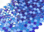 Laguna Ocean Penny Glass Mosaic
