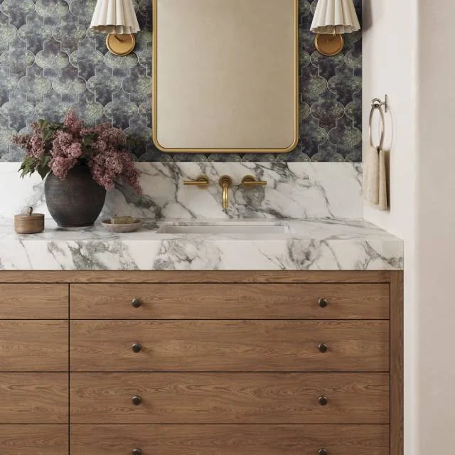 Lantern Cobalt 8x3 Gloss Ceramic Tile