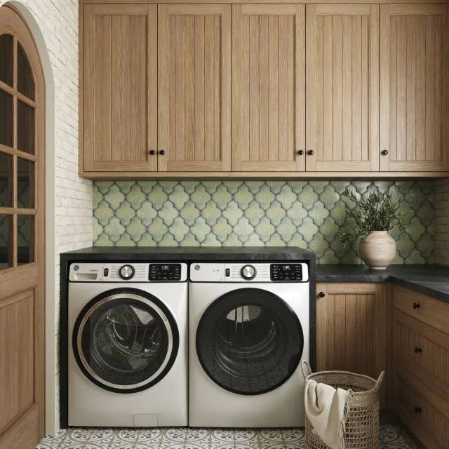 Lantern Moss 8x3 Gloss Ceramic Field Tile