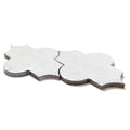 Lantern White 8x3 Gloss Porcelain Tile