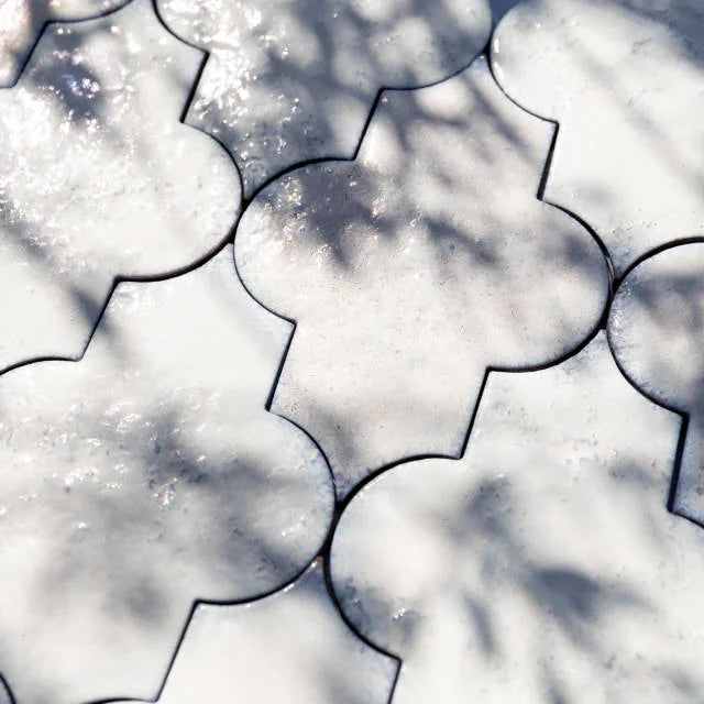 Lantern White 8x3 Gloss Porcelain Tile