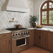 Lantern White 8x3 Gloss Porcelain Tile