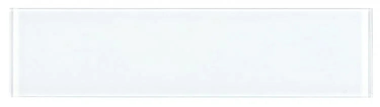 Lucy White 4x16 Glossy Glass Mosaic