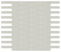 MIA Ivory 2x16 Glossy Glass Mosaic