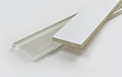 MIA Ivory 2x16 Glossy Glass Mosaic