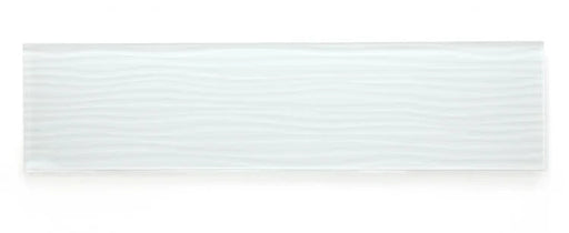 Lucy Silver White 4x16 Glass Mosaic