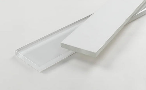MIA White 2x16 Glossy Glass Mosaic