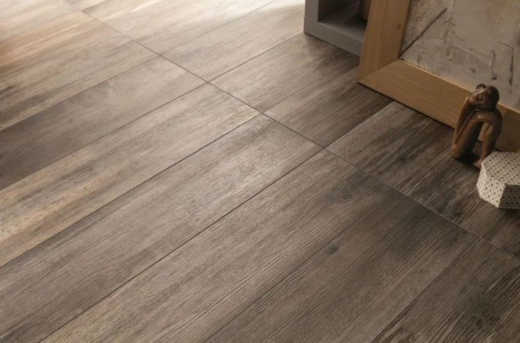 Larix Fume 5.5x32 Rectified Wood Look Porcelain Tile