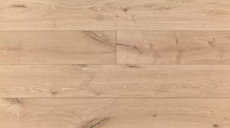 L'Artiste Bazille Plus 13/16 inch 9.5 inch Random Length Wire Brushed European Oak Hardwood Flooring