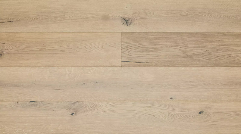 L'Artiste Bellini Plus 13/16 inch 9.5 inch Random Length Wire Brushed European Oak Hardwood Flooring
