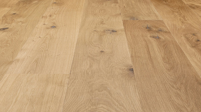 L'Artiste Matisse Plus 13/16 inch 9.5 inch Random Length Wire Brushed European Oak Hardwood Flooring