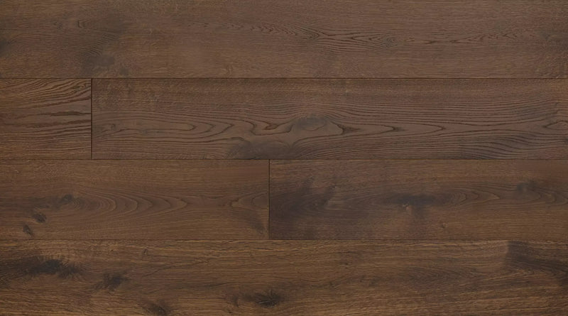 L'Artiste Rousseau Plus 13/16 inch 9.5 inch Random Length Wire Brushed European Oak Hardwood Flooring
