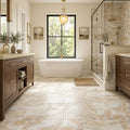 Latravonya Travertine 12x24 Filled & Honed Travertine Tile — Primary Bath floor