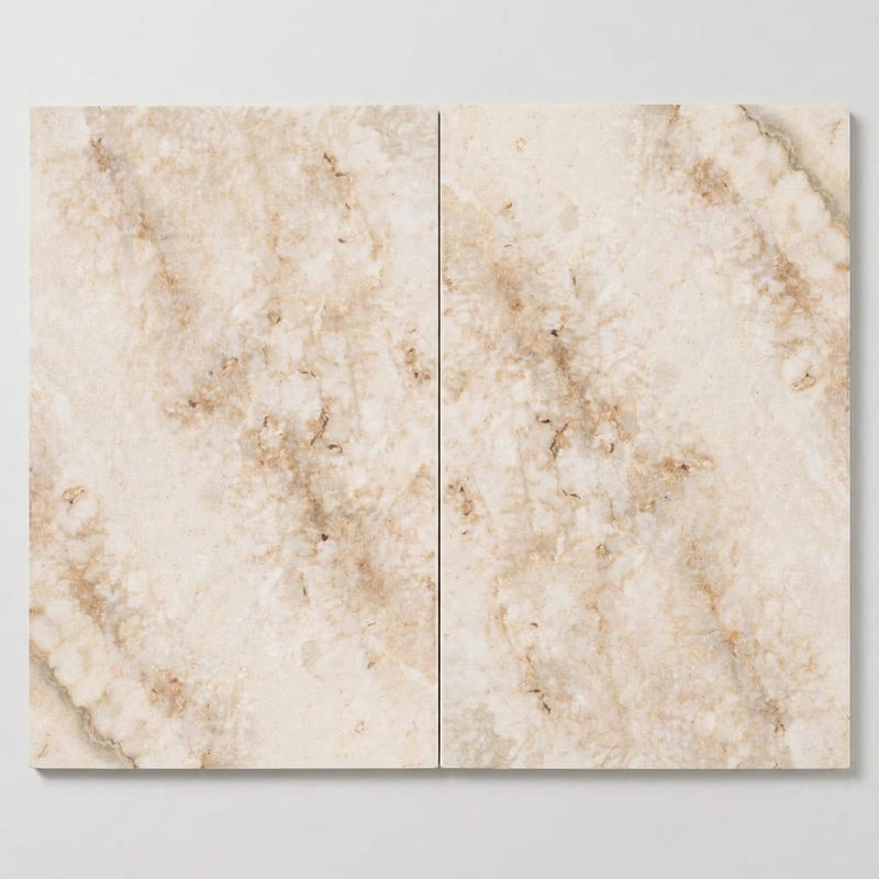 Latravonya Travertine 16x24 Filled & Honed Travertine Tile close-up